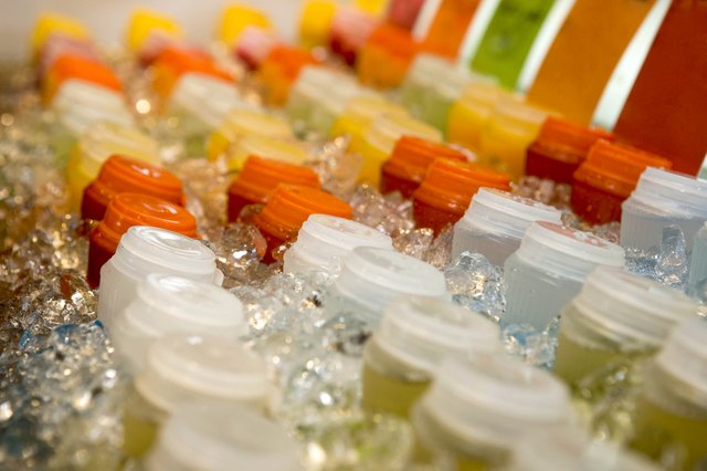 Juice bottles