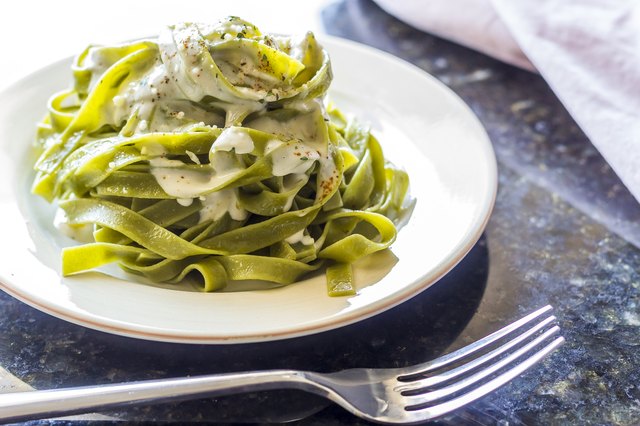 Spinach Fetuccine Alfredo