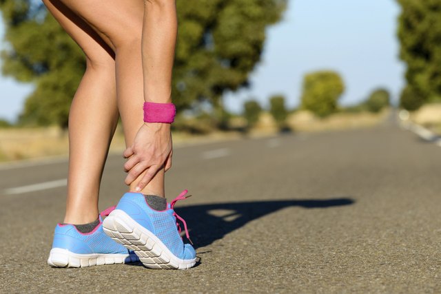 Running and sport ankle sprain injury