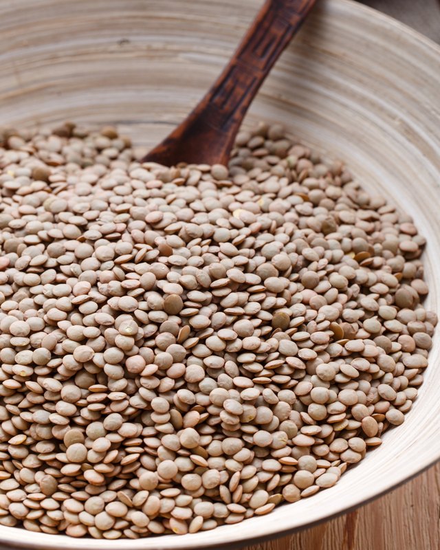 The green lentils