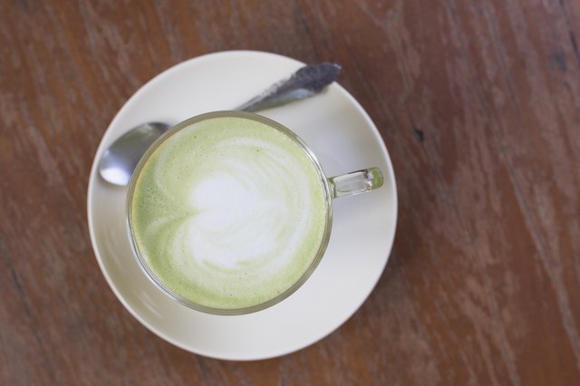 green tea - matcha green tea - smoothie green tea