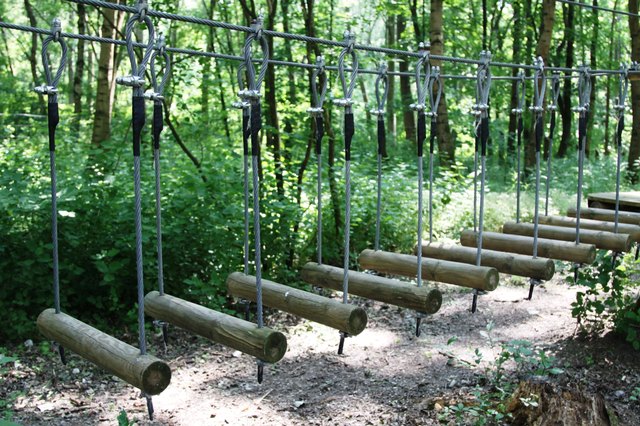 Obstacle course adventure park