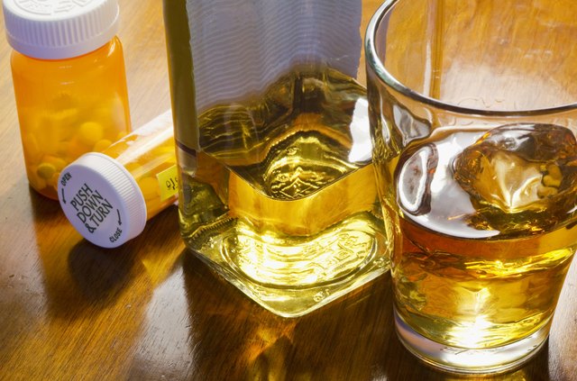liquor with pills