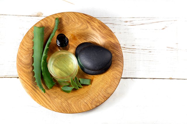 Spa concept with aloe vera