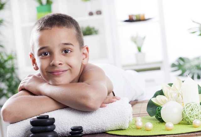 child spa treatment