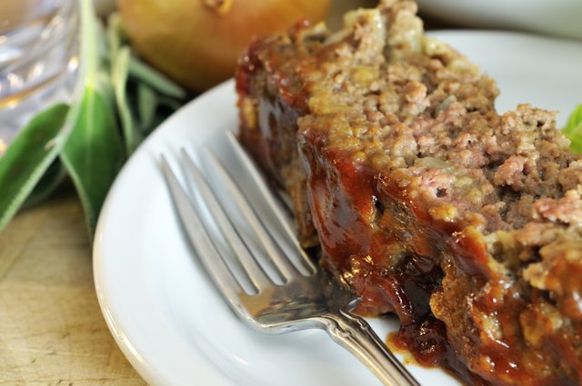 Closeup of Sage Meatloaf
