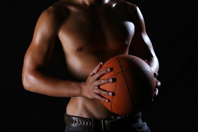 a hunky asian basketball player