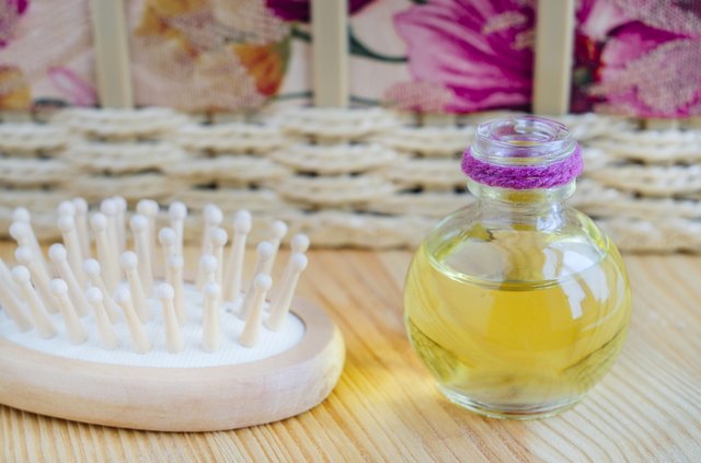 Small bottle of cosmetic oil