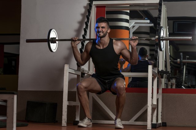 Men Doing Squats