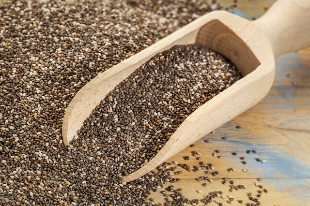 scoop of chia seeds