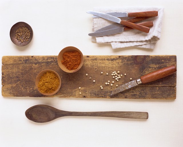 Coriander, paprika and turmeric