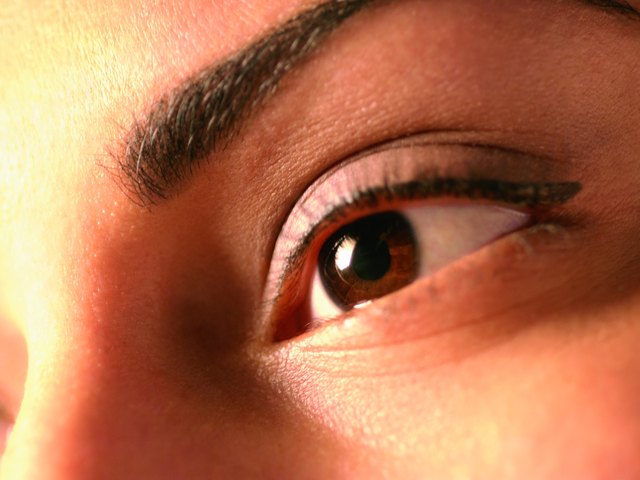 Photo, woman's eye, close-up, Color, High res
