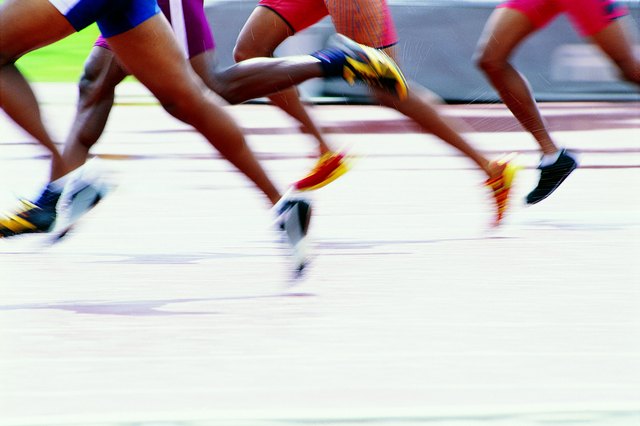 Legs of runners