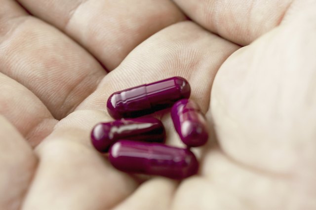 Close Up of Tablets in a Hand
