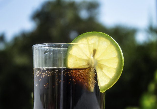 Cold cola with Lime