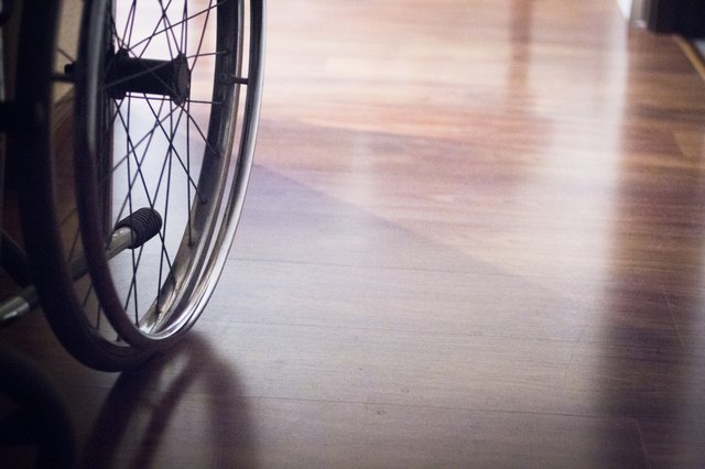 Wheelchair in hospital clinic medical center