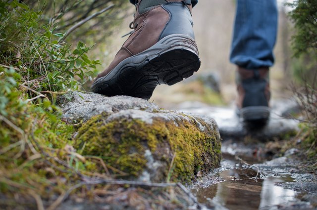 Walk on a mountain path