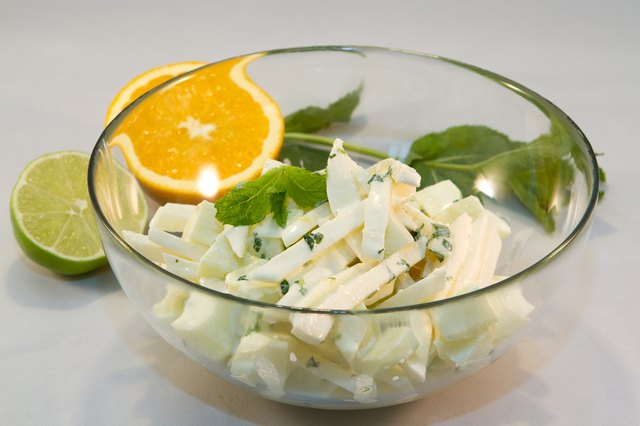 APPLE, MINT AND JICAMA SLAW. A harvest of apple flavor