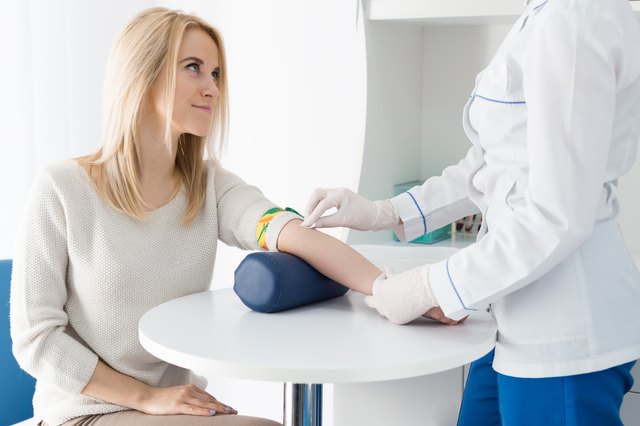 Blood test preparing