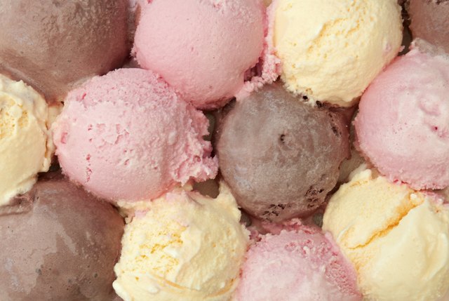 Ice cream background