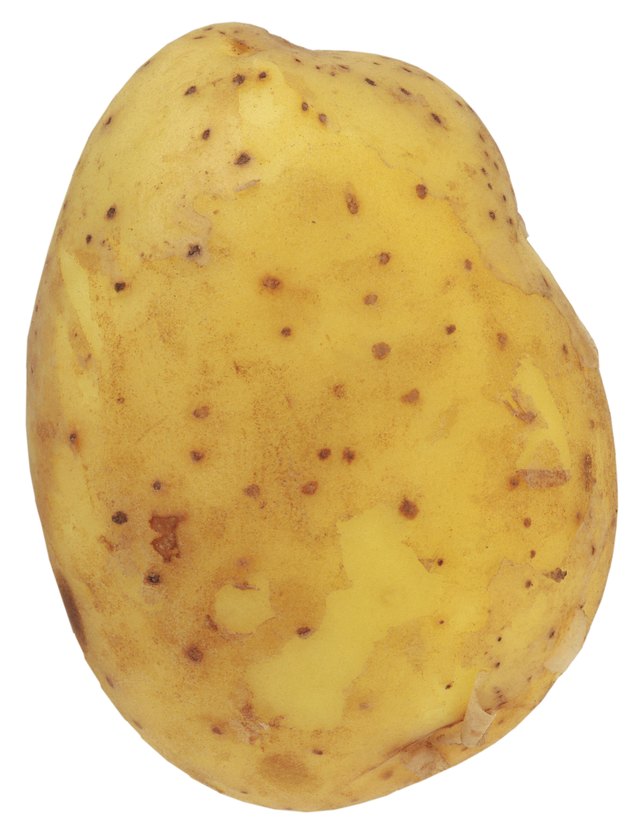 close-up of a potatoes