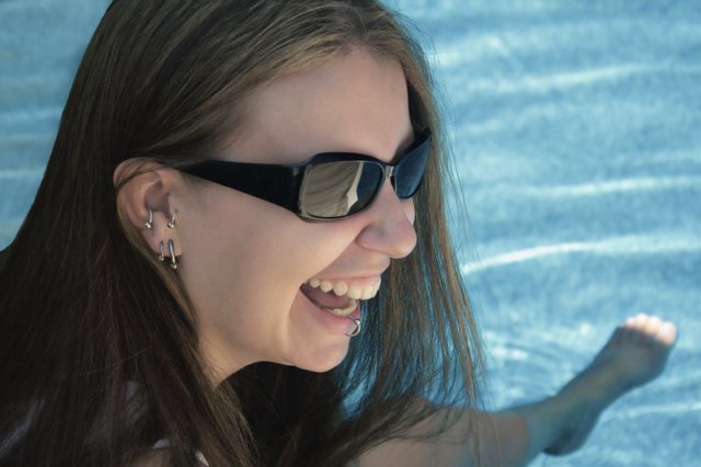Poolside Laughter