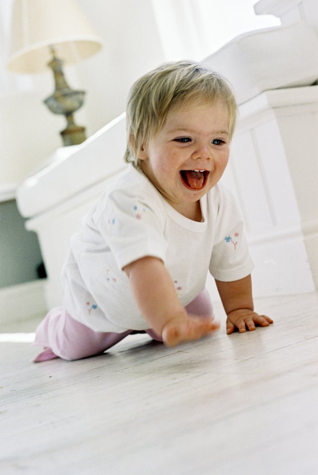 Child crawling