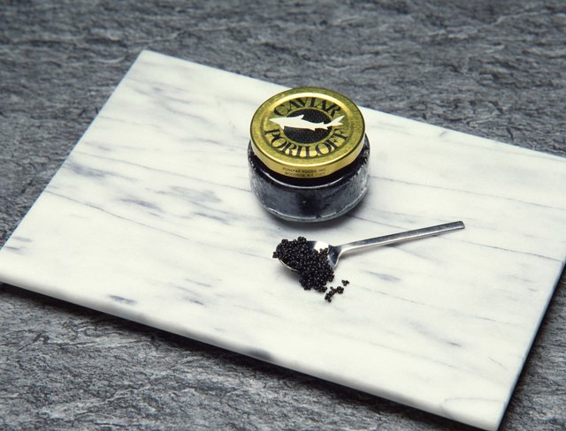 Jar of caviar