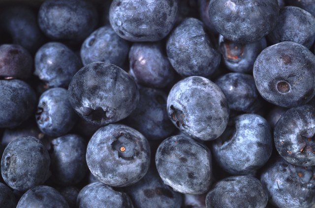 Fresh blueberries, full frame