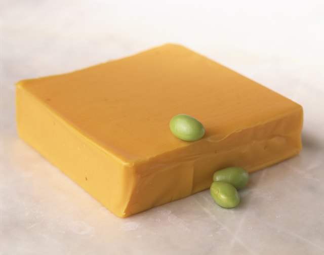 Soy cheese still life