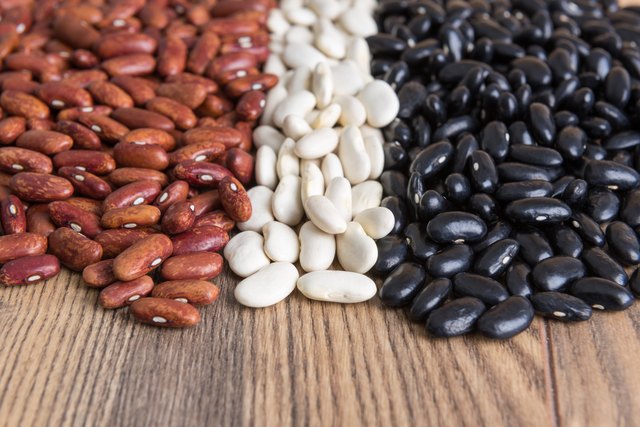 multicolored grains beans