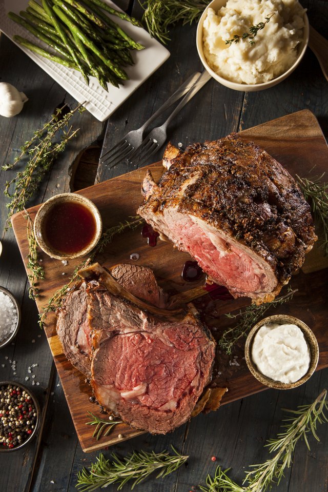 Homemade Grass Fed Prime Rib Roast