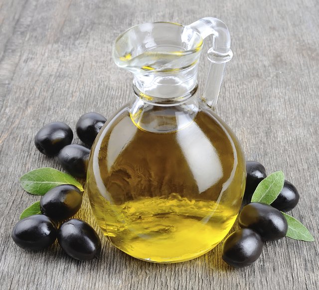bottle of olive oil