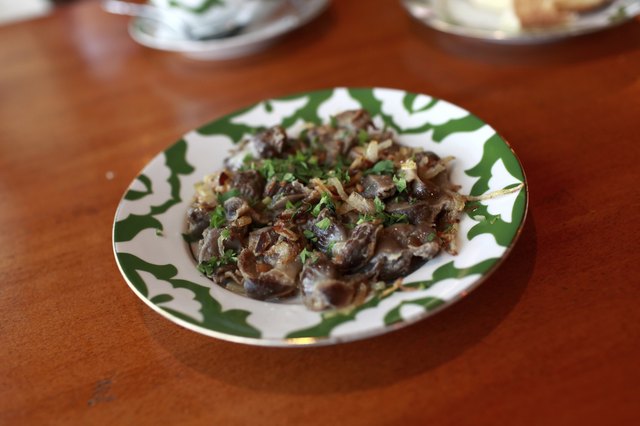 Stewed giblets
