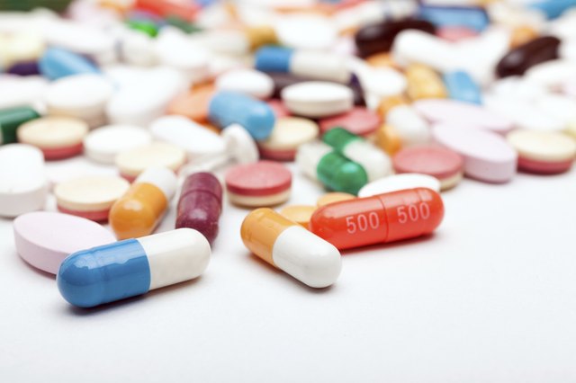 Assorted pills