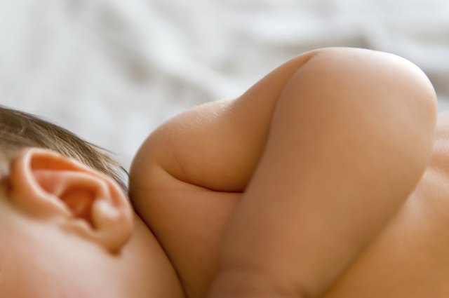 Peach Fuzz on Newborn's Arm