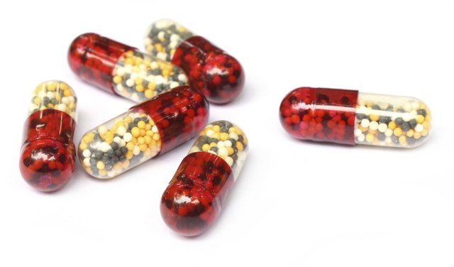 Close up of capsules