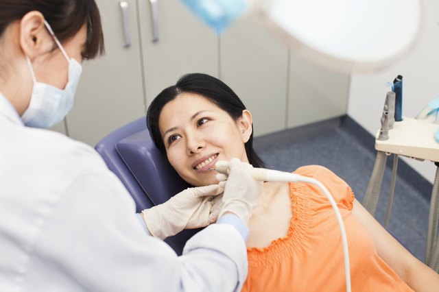Mid Adult Woman At Dentist
