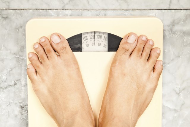 Foot on the scales