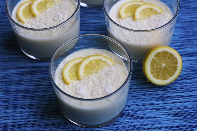 Lemon & Vanilla Pudding