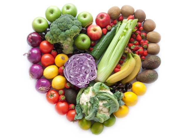 Heartshape fruits and vegetables