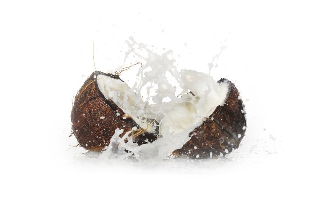 cracked coconut
