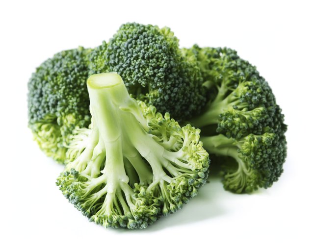 Broccoli on White Background