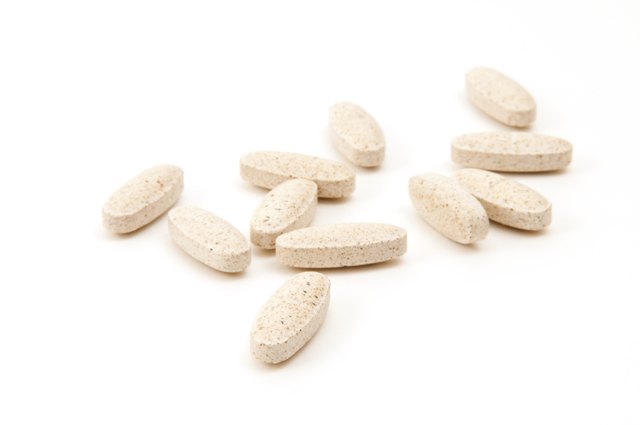 Multi-Vitamin on White Background