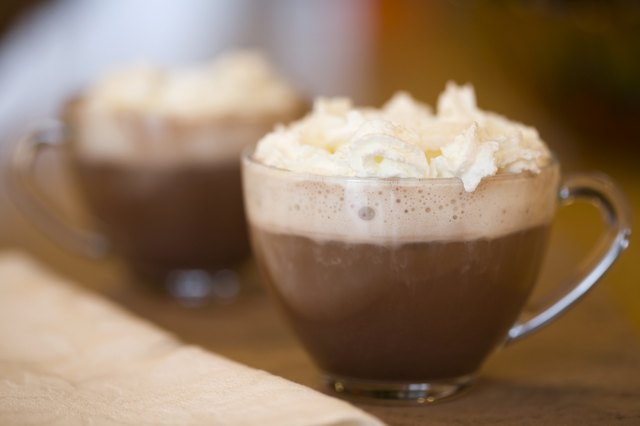 Cups of hot cocoa