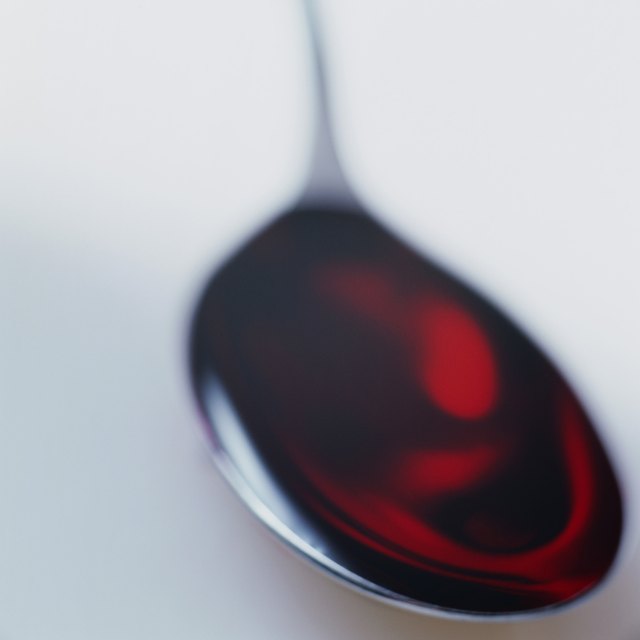 Syrup in Spoon