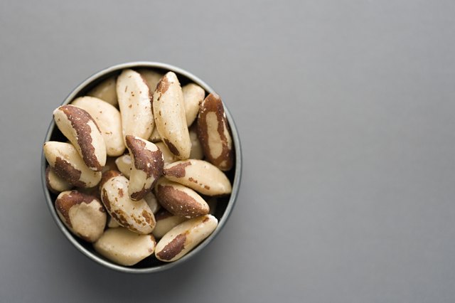 Bowl of brazil nuts