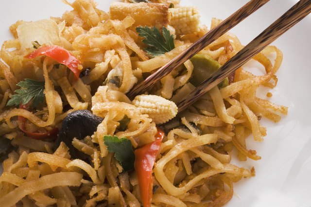 Close-up of noodles