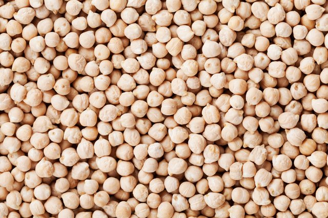 Closeup chickpea background
