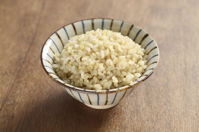 boiled brown rice